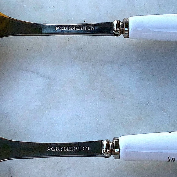 PORTMEIRION POMONA SALAD SERVERS SET OF 2 - Picture 4 of 7